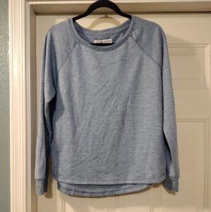 Live Love Lounge Karen Neuburger Women's Light Blue Lounge Top Size Large